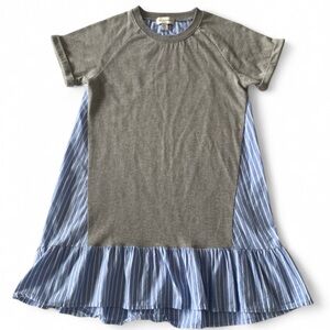 Free Assembly Girls Mixed Knit Woven T-Shirt‎ Dress